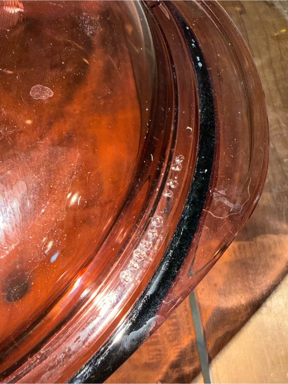 Pyrex classic amber